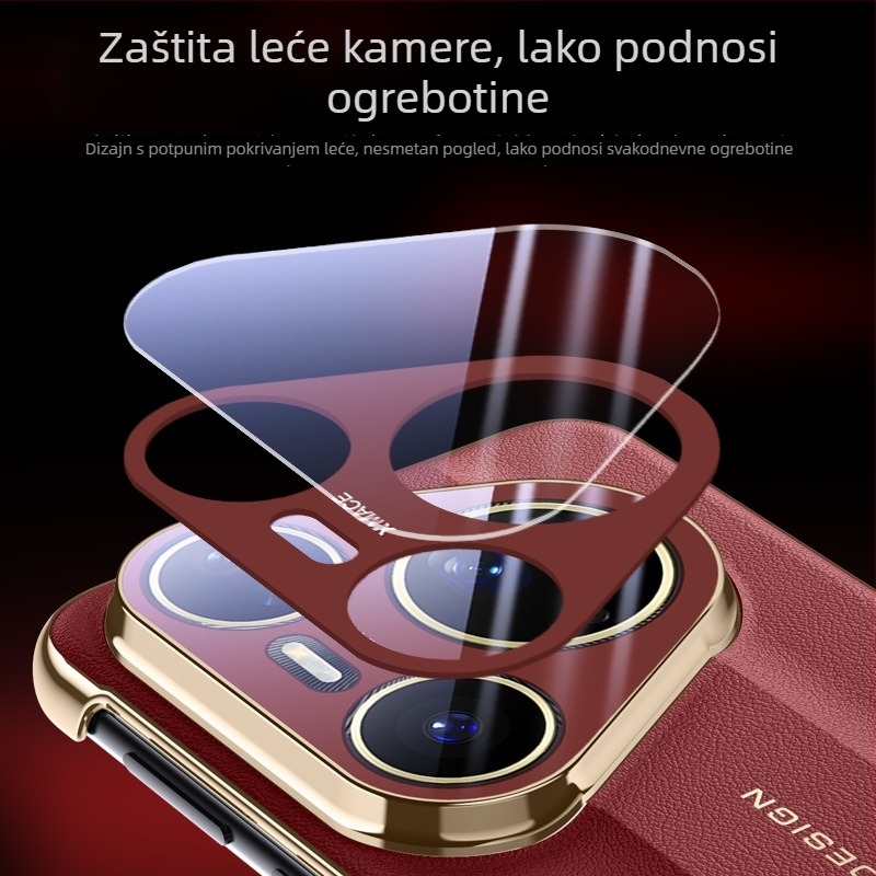 Kućište za Huawei Pura80, prozirni mat film, zaštita od pada