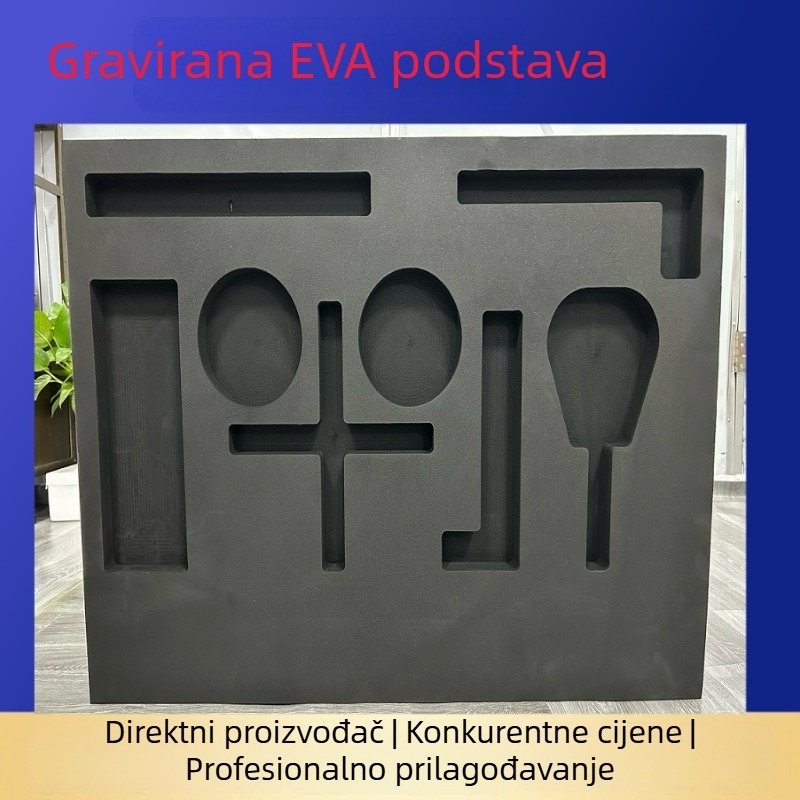 Prilagođeni EVA umetak za kutiju s alatom – jednoplošni oblikovani antistatni unutarnji pladanj