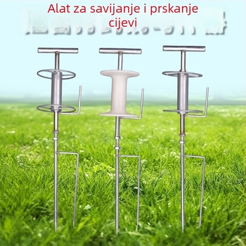Alat za izvlačenje cijevi za prskanje, poljoprivredni savijač cijevi, držač za ugradnju u tlo i pribor za navodnjavanje