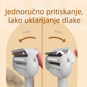 Novi češalj za kućne ljubimce – uklanjanje otpale dlake i razrjeđivanje čvorova za mačke i pse – alat za njegu dlake