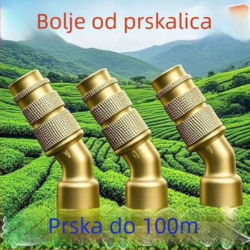 Bakarna prilagodljiva mlaznica raspršivača visokog tlaka za mikronavodnjavanje, kućno vrtlarenje