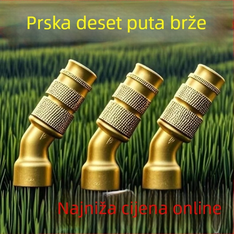 Bakarna prilagodljiva mlaznica raspršivača visokog tlaka za mikronavodnjavanje, kućno vrtlarenje