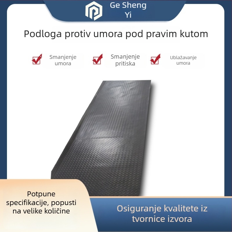 Prilagođeni antistatični pod za radni stol s pravokutnim kutom, protiv umora