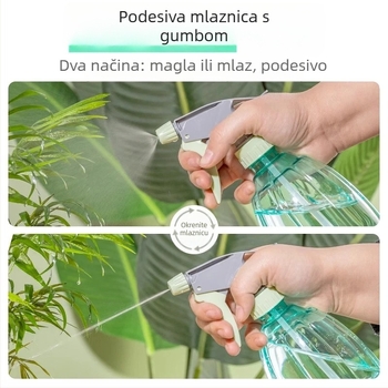 Višenamjenski raspršivač za zalijevanje, čišćenje i pranje stakla s ultra-finom maglom