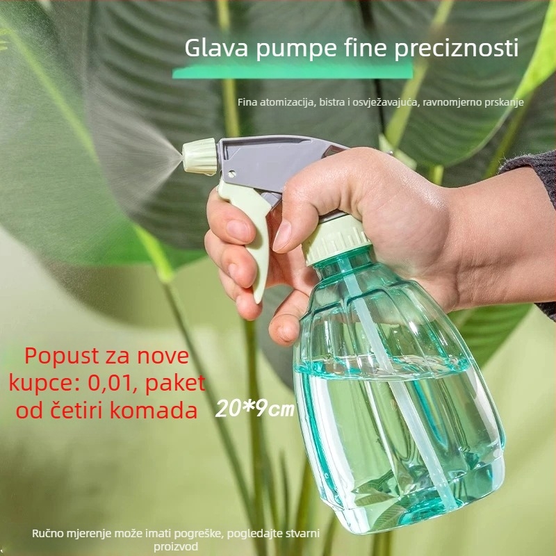Višenamjenski raspršivač za zalijevanje, čišćenje i pranje stakla s ultra-finom maglom