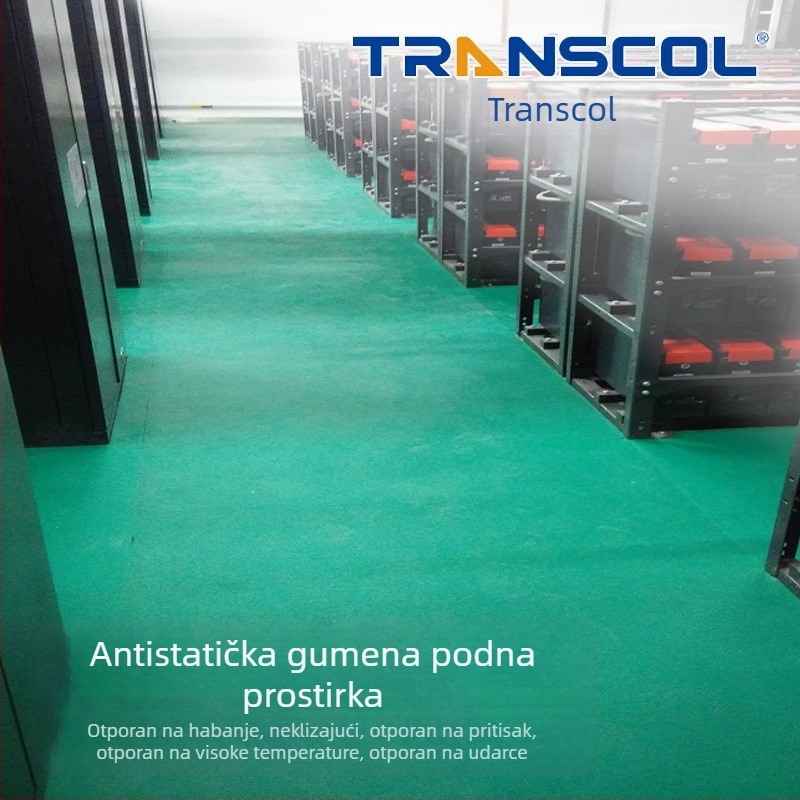 Antistatična gumena podloga 5 mm, otporna na habanje, za stolove i podove, protuklizna