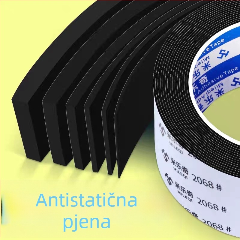 Crna antistatinska EVA pjena, amortizacijski jastučić za fotonaponske sustave