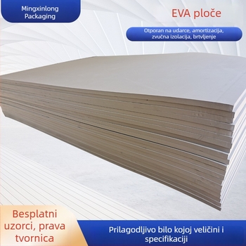 Bijela EVA pjena ploča, antistatična, 60° EVA ploča, šarene brtvila i podloške za pakiranje