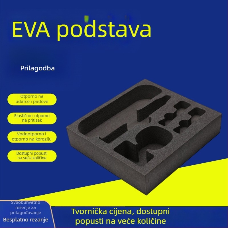 Kutija za alat s vatrootpornom EVA unutarnjom oblogom za dronove, antistatična EVA podstava, pjena za pakiranje i otpornost na tlak