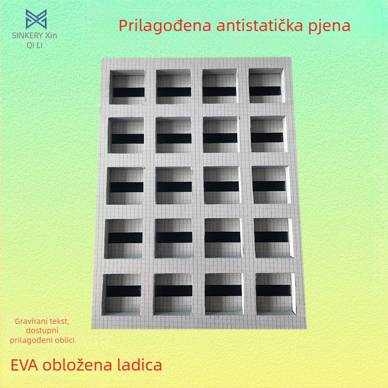 Antistatna EVA pjena za pakiranje s platnenim pokrovom