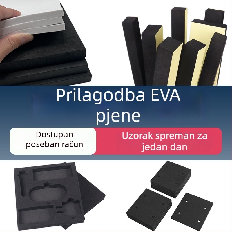 Visokodensitet EVA pjena za ploču, unutarnja obloga, prilagođena obrada, vatrootporna i antistatická EVA pjena