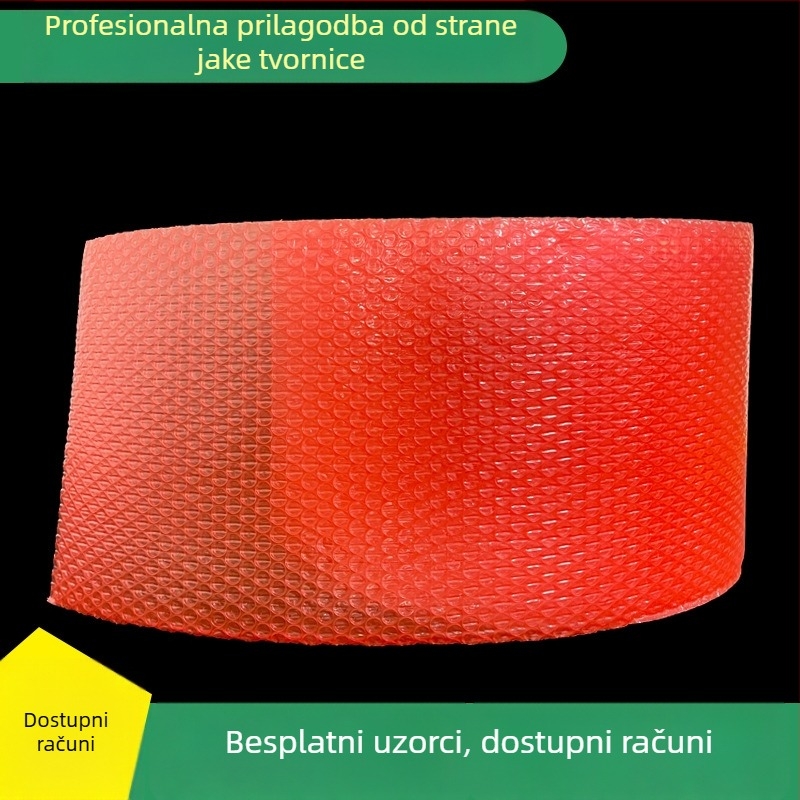Prilagođena crvena antistatistička folija s mjehurićima za pakiranje elektronike