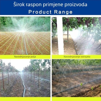 Glavni crijevo za mikroprskanje i navodnjavanje kap-po-kap, raspršivanje i atomizirano navodnjavanje, 1-inčni glavni crijevo
