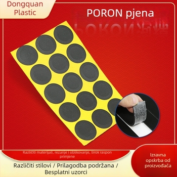 PORON crna pjenasta podloga za tipkovnicu, antistatinska, apsorpcija udara, protuklizna