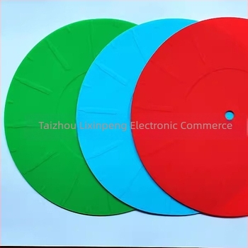 170 mm anti‑statična podloga za vinilni gramofon LP – silikonska i gumena podloga, boje za izbor