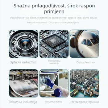 Antistatčni pamučni štapić s glavom od spužve za čišćenje mikroelektronike