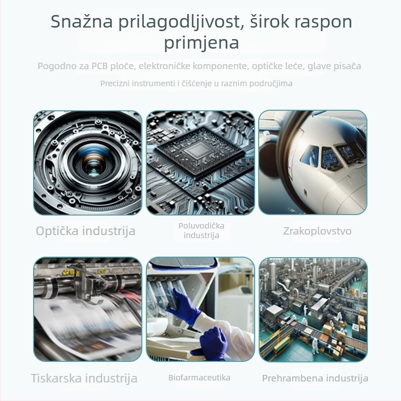 Antistatčni pamučni štapić s glavom od spužve za čišćenje mikroelektronike