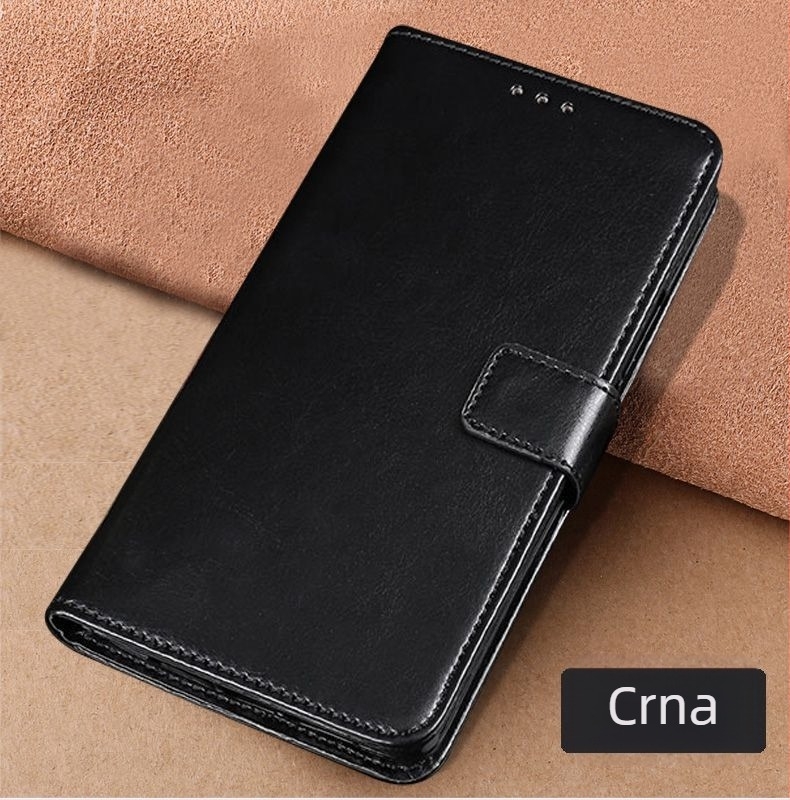 Kućište od imitacijske kože za Xiaomi POCO F7 Ultra, X7 Pro i M6 Plus, s potpunim zaštitnim rubom i držačem