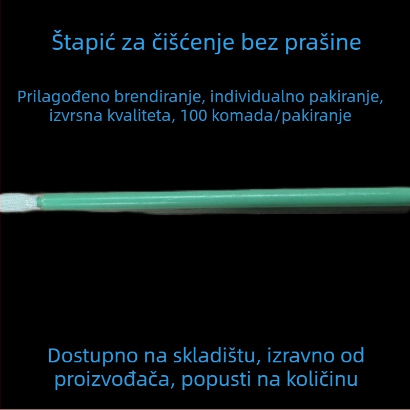 HX501B antistatinska štapić od pamuka s platnom glavom za čišćenje bez prašine, jednokratna uporaba