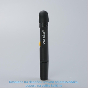 Pen za čišćenje objektiva s anti‑statičnom karbonskom glavom, prijenosni i ekološki; za objektive kamera i mobitela, računala, tableta i naočale.