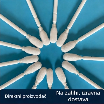 Bez prašine, jednokratni uzorkovni štapić s platnenim vrhom