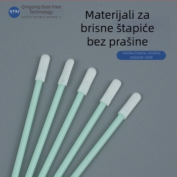 Prašinom bez vate štapići za čišćenje s platnenim vrhom za 826B glavu pisača i leće