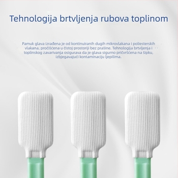 Bezprašni štapići za čišćenje za čiste prostore i laboratorije, Klasa 100/1000