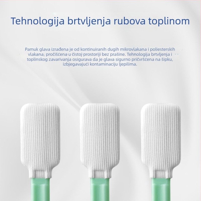 Bezprašni štapići za čišćenje za čiste prostore i laboratorije, Klasa 100/1000