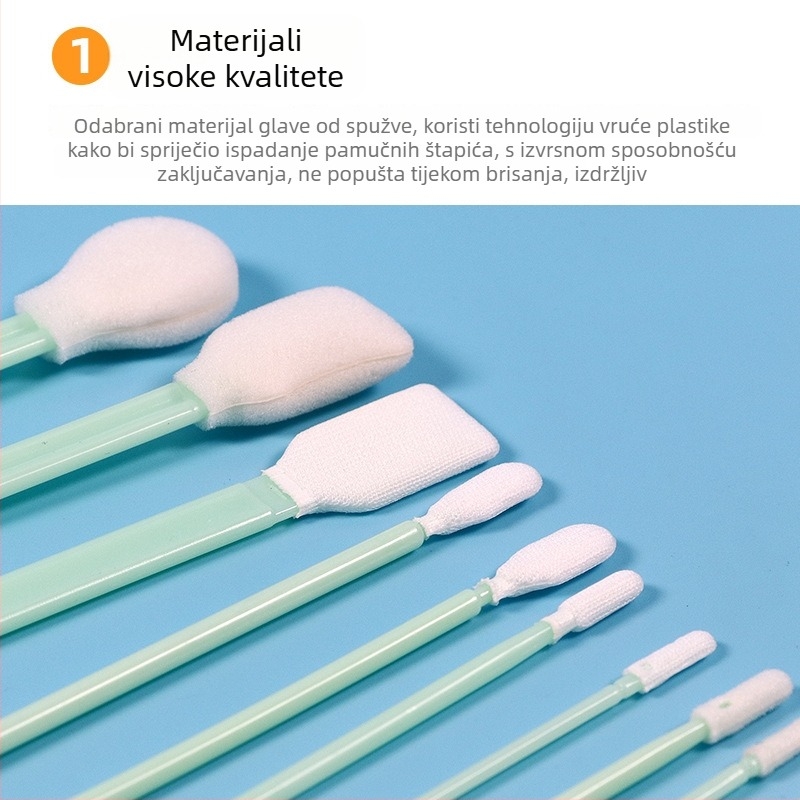 Industrijski tampon za čišćenje bez vlakana za laserske leće, mlaznicu stroja za bojanje i špongu za čišćenje tinte