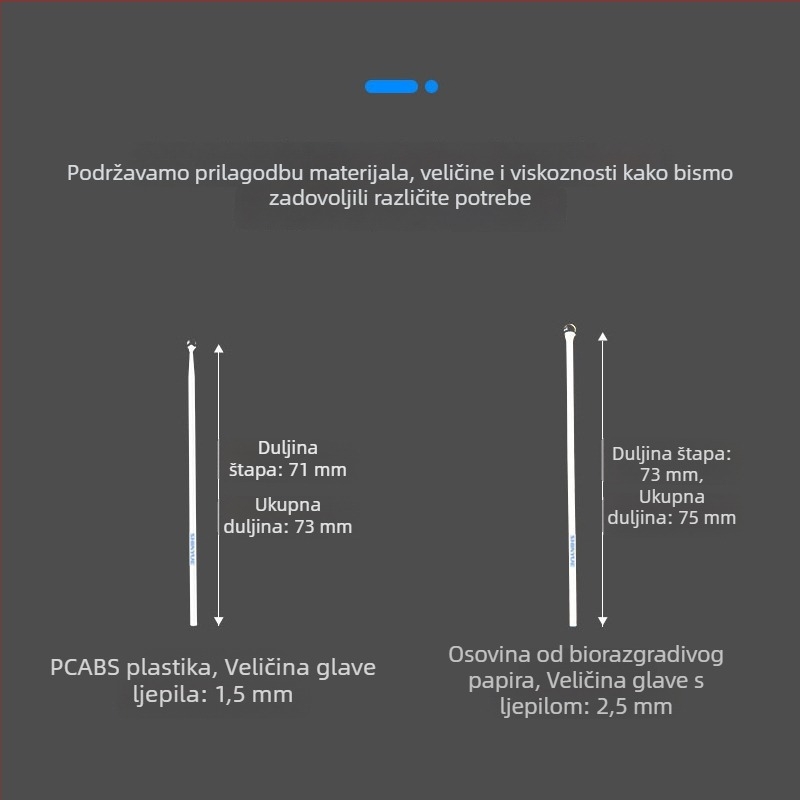 SY-101 Visoko viskozna ESD ljepilna štapić za čišćenje kamera leće — uklanjanje prašine bez ostatka
