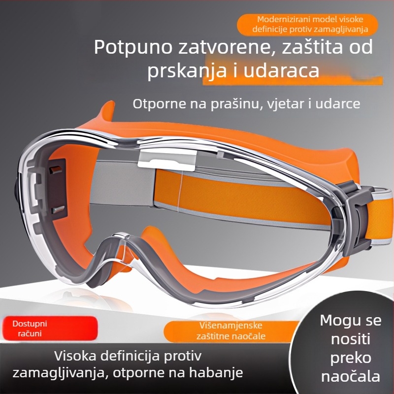 Naočale za motocikle s mekanim okvirom, otporne na prašinu i udarce, prozirne, protiv vjetra, visoke jasnoće