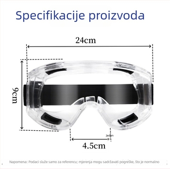 Zaštitne naočale za vožnju biciklom, otporne na vjetar, prašinu i prskanje, protiv zamagljivanja, prozirne
