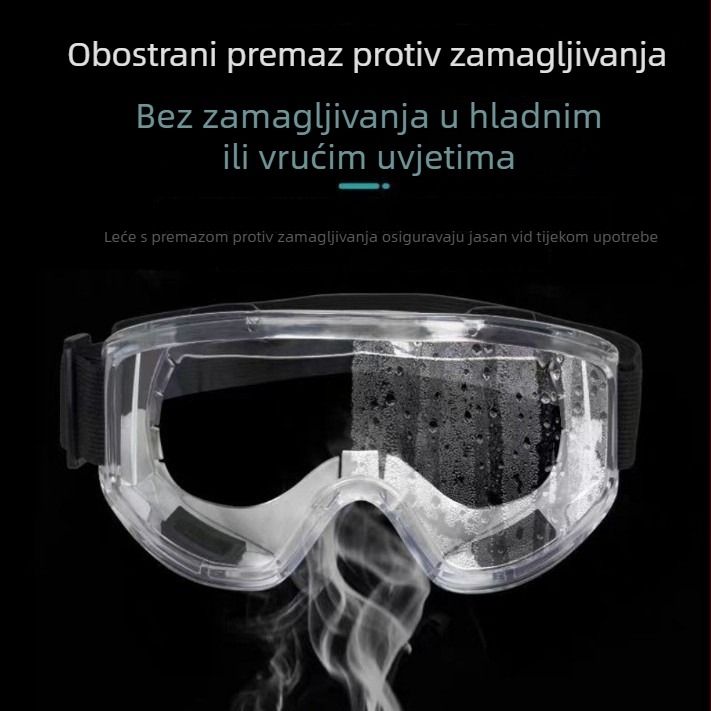 Zaštitne naočale za vožnju biciklom, otporne na vjetar, prašinu i prskanje, protiv zamagljivanja, prozirne