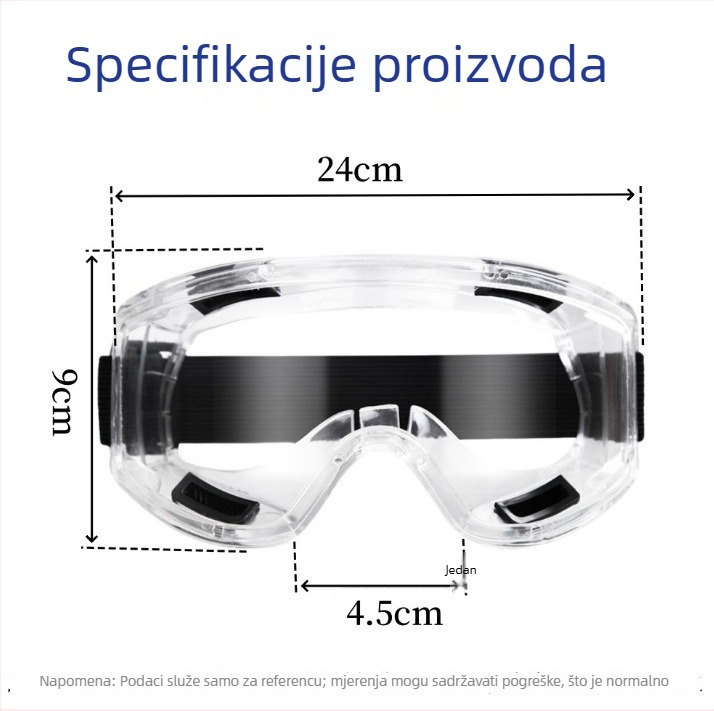 Zaštitne naočale za vožnju biciklom, otporne na vjetar, prašinu i prskanje, protiv zamagljivanja, prozirne