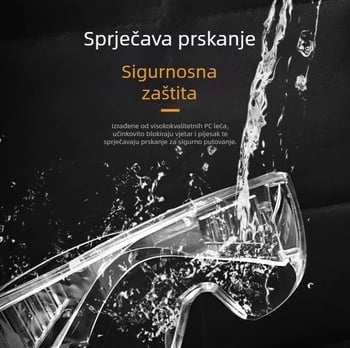 Laboratorijske zaštitne naočale, zaštita od prskanja, prašine, zamagljivanja, vjetra i pijeska