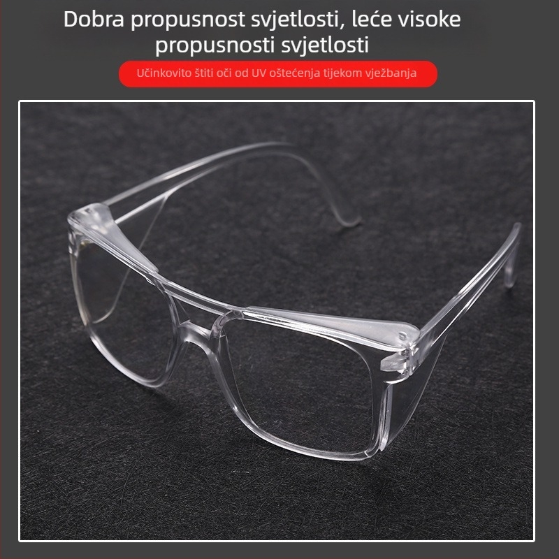 PC zaštitne naočale, protiv prskanja, protiv magljenja, otporne na udarce, otporne na vjetar, prozirne leće
