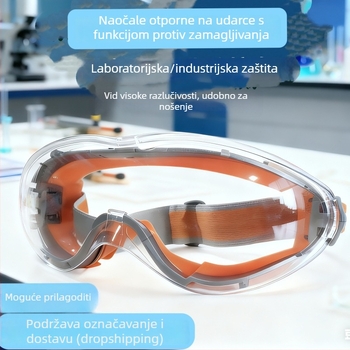 Motociklističke naočale s mekanim okvirom, otporne na prašinu i udarce, antifog zaštita