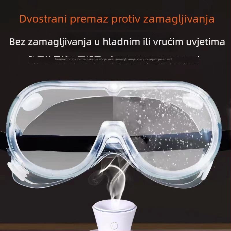 Zaštitne naočale s anti‑zamagljivanjem, otpornim na kemikalije, zaštita od vjetra, prašine i prskanja, otporne na udarce, integrirane zaštitne naočale, leće od policarbonata