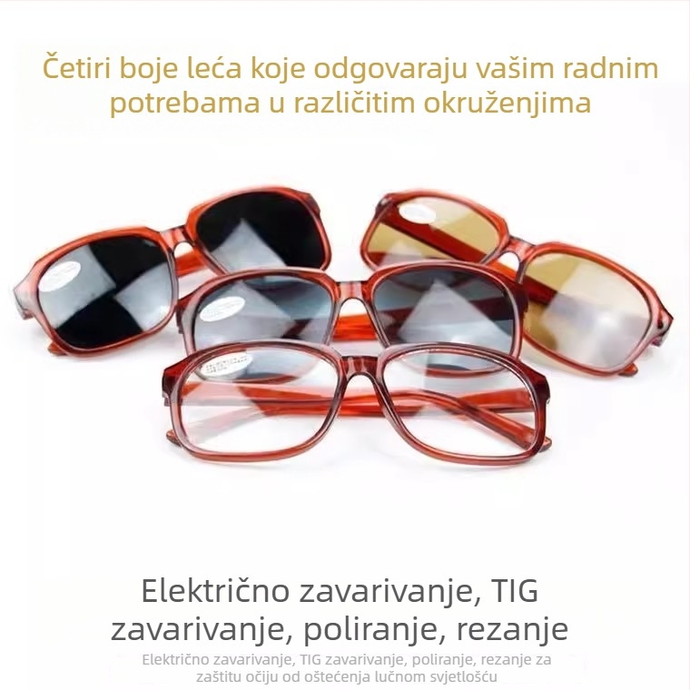 Naočale za zavarivanje s UV zaštitom, zaštita od prskanja i odsjaja