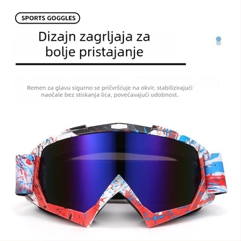 Odrasle antifog skijaške naočale za alpinizam, utrke i motocikle – prašinu otporne