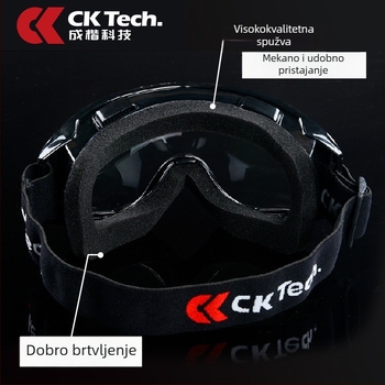 Zaštitne naočale za motocikl protiv magljenja, vjetra i prašine, otporne na prskanje