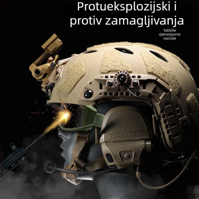 Taktičke zaštitne naočale otporne na vjetar i prašinu, otporne na udarce za vanjsku upotrebu