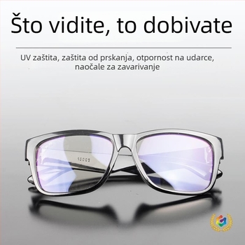 Naočale za zavarivanje, antirefleksne, prozirne, UV zaštita