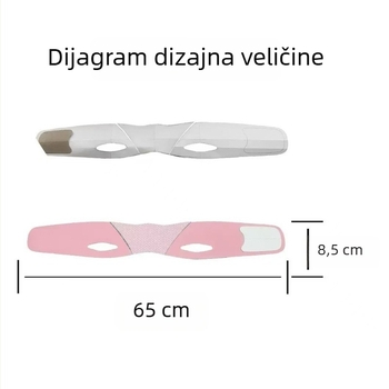 Maska za podizanje i definiciju lica s V-linijom, za nazolabijalne bore i dvostruku bradu, noćna maska za modeliranje lica