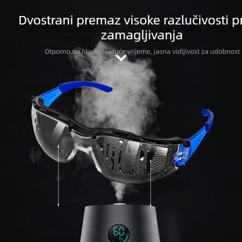 Zaštitne naočale protiv zamagljivanja, zaštita od kapljica sline, prašine i vjetra, prozirne, za učenike koji voze bicikl