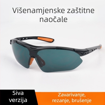 Zaštitne naočale za vožnju biciklom i rad — otporne na prskanje, vjetar i prašinu, otporne na udarce, prozirne HD leće za rezanje i poliranje