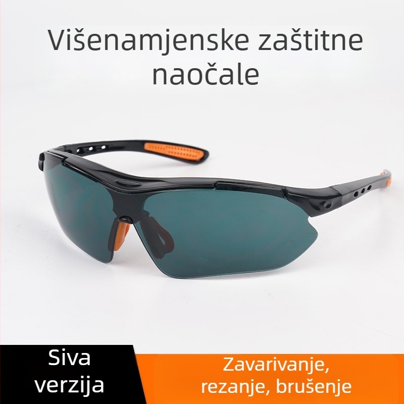 Zaštitne naočale za vožnju biciklom i rad — otporne na prskanje, vjetar i prašinu, otporne na udarce, prozirne HD leće za rezanje i poliranje
