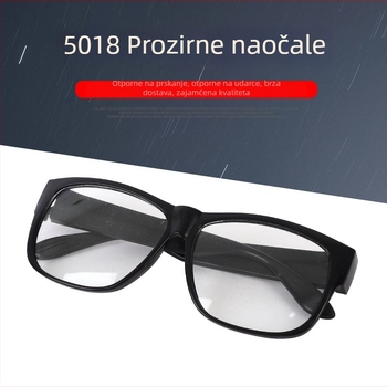 5018 plosnate zaštitne naočale, otporne na prašinu i prskanje, unisex
