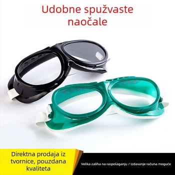 Prozračne industrijske zaštitne naočale, otporne na prašinu, vjetar i prskanje, potpuno zatvorene