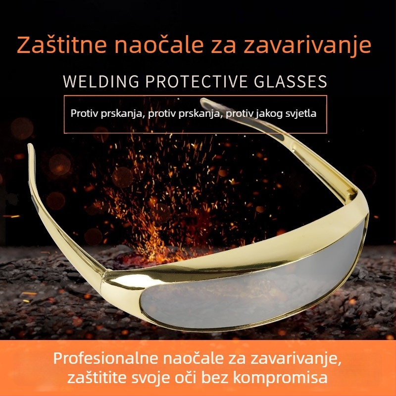 Zaštitne naočale za zavarivanje MIG/MAG i TIG, anti-refleksne, zaštita od prskanja